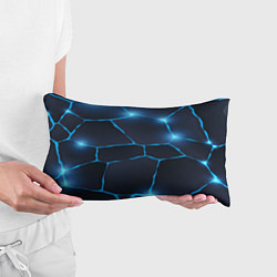 Подушка-антистресс Неоновый космический фон потрескавшееся земля, цвет: 3D-принт — фото 2