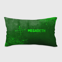 Подушка-антистресс Megadeth - green gradient по-горизонтали