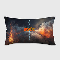 Подушка-антистресс ACDC логотип группы с молнией, цвет: 3D-принт