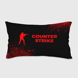 Подушка-антистресс Counter Strike - red gradient по-горизонтали, цвет: 3D-принт