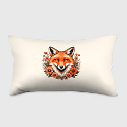 Подушка-антистресс Japanese fox in flowers
