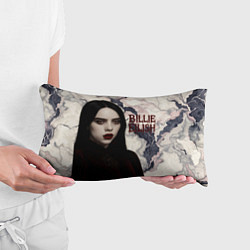Подушка-антистресс Билли Айлиш в стиле готики, цвет: 3D-принт — фото 2