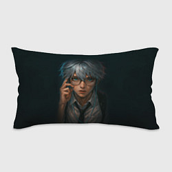 Подушка-антистресс Стильный мужчина в очках, цвет: 3D-принт