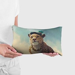 Подушка-антистресс Леопард в кеппи, цвет: 3D-принт — фото 2