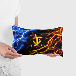 Подушка-антистресс Doom молнии шторм, цвет: 3D-принт — фото 2