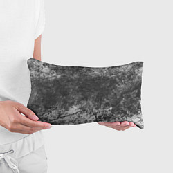 Подушка-антистресс Абстракция - grey and white wall with cracks, цвет: 3D-принт — фото 2