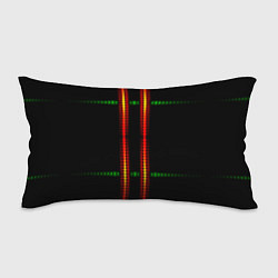 Подушка-антистресс Neon black green circles, цвет: 3D-принт