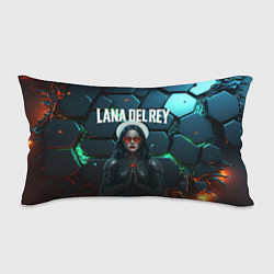 Подушка-антистресс Lana Del Rey в стиле киберпанка