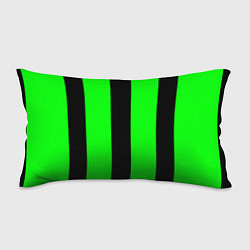 Подушка-антистресс Color green black line