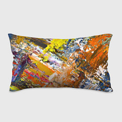 Подушка-антистресс Живая Абстракция: Поток Цветов и Форм в Постоянном, цвет: 3D-принт