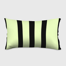 Подушка-антистресс Color light green black line