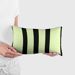 Подушка-антистресс Color light green black line, цвет: 3D-принт — фото 2