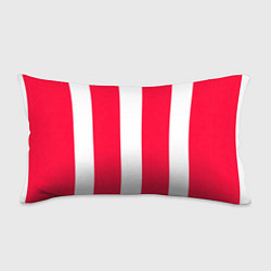 Подушка-антистресс Color red white line