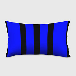 Подушка-антистресс Color blue black stripes
