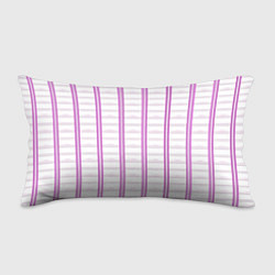 Подушка-антистресс Color white cage pink line