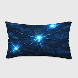 Подушка-антистресс Синий камуфляж со вспышками, цвет: 3D-принт