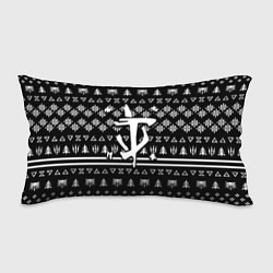 Подушка-антистресс Doom x witcher pattern