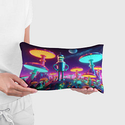 Подушка-антистресс Ночёвка Бендера на планете светящихся гигантских г, цвет: 3D-принт — фото 2
