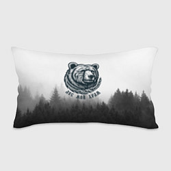 Подушка-антистресс Лес мой храм - медведь бог лесов
