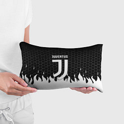 Подушка-антистресс Juventus соты огонь, цвет: 3D-принт — фото 2