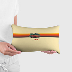 Подушка-антистресс Ретро автобус ТА-6 поп-арт, цвет: 3D-принт — фото 2