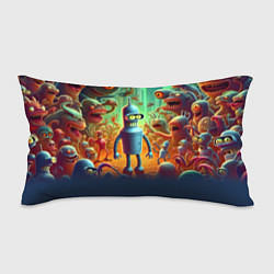 Подушка-антистресс Робот-сгибальщик Бендер среди чудовищ