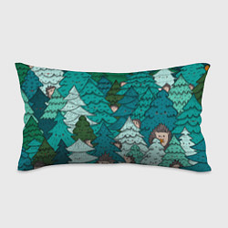 Подушка-антистресс Ежи в еловом лесу