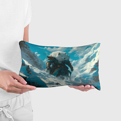 Подушка-антистресс Воин волк, цвет: 3D-принт — фото 2