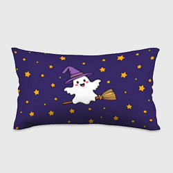 Подушка-антистресс Хэллоуин, привидение на метле