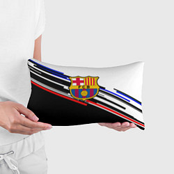 Подушка-антистресс Barcelona полосы текстура спорт, цвет: 3D-принт — фото 2