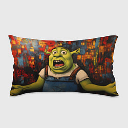 Подушка-антистресс Удивленный Шрек, цвет: 3D-принт