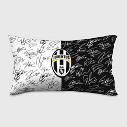 Подушка-антистресс Ювентус автографы полосы, цвет: 3D-принт