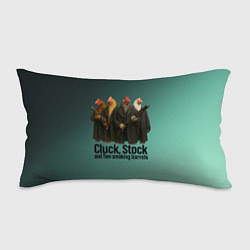 Подушка-антистресс Петухи - карты деньги два ствола, цвет: 3D-принт