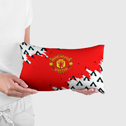 Подушка-антистресс Манчестер Юнайтед символы краски, цвет: 3D-принт — фото 2