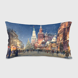 Подушка-антистресс Новый год - Москва, цвет: 3D-принт
