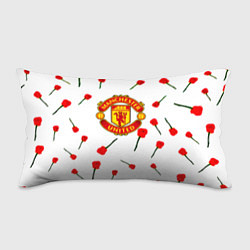 Подушка-антистресс Манчестер Юнайтед розы паттерн