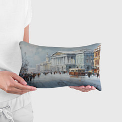 Подушка-антистресс Зимний Питер красками, цвет: 3D-принт — фото 2