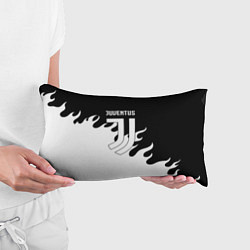 Подушка-антистресс Ювентус огонь текстура, цвет: 3D-принт — фото 2