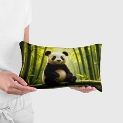 Подушка-антистресс Бамбуковый хранитель, цвет: 3D-принт — фото 2