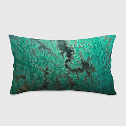 Подушка-антистресс Узоры изумрудного инея, цвет: 3D-принт