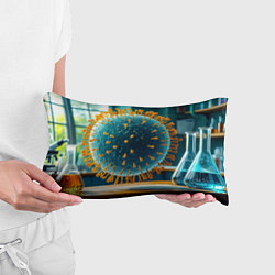 Подушка-антистресс Вирус в лаборатории, цвет: 3D-принт — фото 2