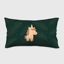 Подушка-антистресс Милая лошадка с колпаком, цвет: 3D-принт