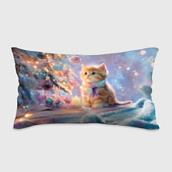 Подушка-антистресс Маленький котенок встречает Новый год