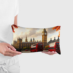 Подушка-антистресс Лондон в осеннем сиянии, цвет: 3D-принт — фото 2