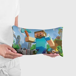 Подушка-антистресс Minecraft World, цвет: 3D-принт — фото 2