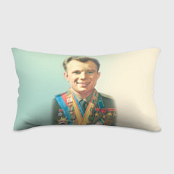 Подушка-антистресс Гагарин в орденах, цвет: 3D-принт