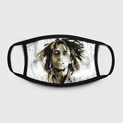 Маска для лица Bob Marley: Mono, цвет: 3D-принт — фото 2
