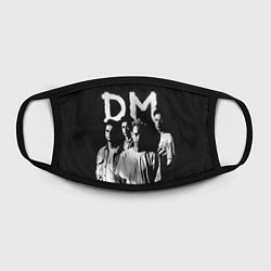 Маска для лица Depeche mode: black цвета 3D-принт — фото 2