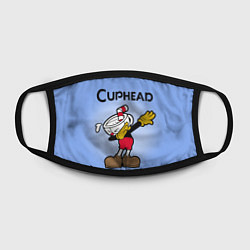 Маска для лица Cuphead Dab, цвет: 3D-принт — фото 2