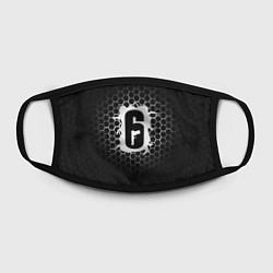 Маска для лица R6S: Carbon Symbon, цвет: 3D-принт — фото 2